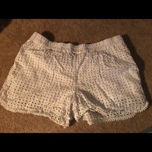 Lily Pulitzer for Target white eyelet shorts
